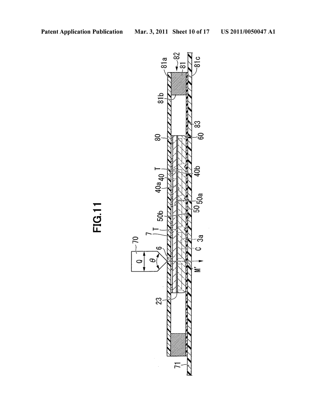 GLASS ASSEMBLY CUTTING METHOD, PACKAGE MANUFACTURING METHOD, PACKAGE, PIEZOELECTRIC VIBRATOR, OSCILLATOR, ELECTRONIC DEVICE, AND RADIO-CONTROLLED TIMEPIECE - diagram, schematic, and image 11