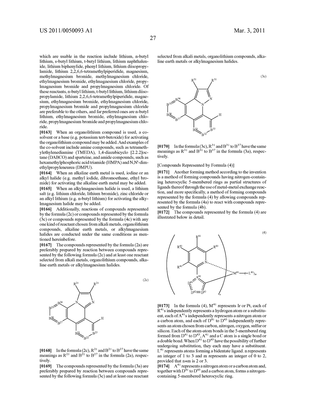 METHOD OF FORMING METAL COMPLEX COMPOUND, AND ORGANIC ELECTROLUMINESCENCE DEVICE - diagram, schematic, and image 29