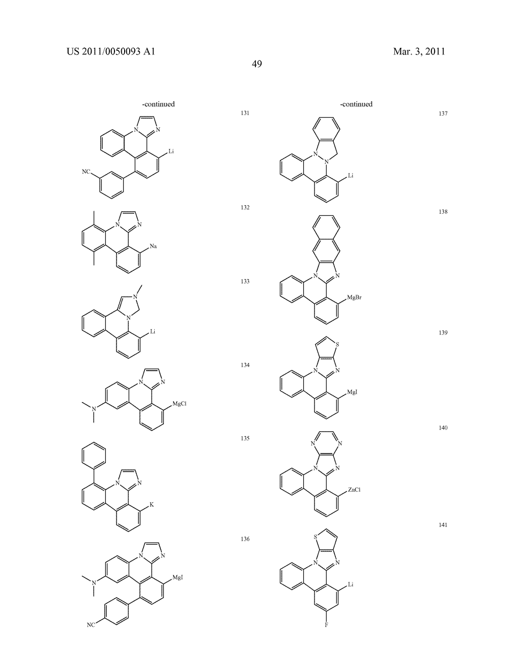 METHOD OF FORMING METAL COMPLEX COMPOUND, AND ORGANIC ELECTROLUMINESCENCE DEVICE - diagram, schematic, and image 51