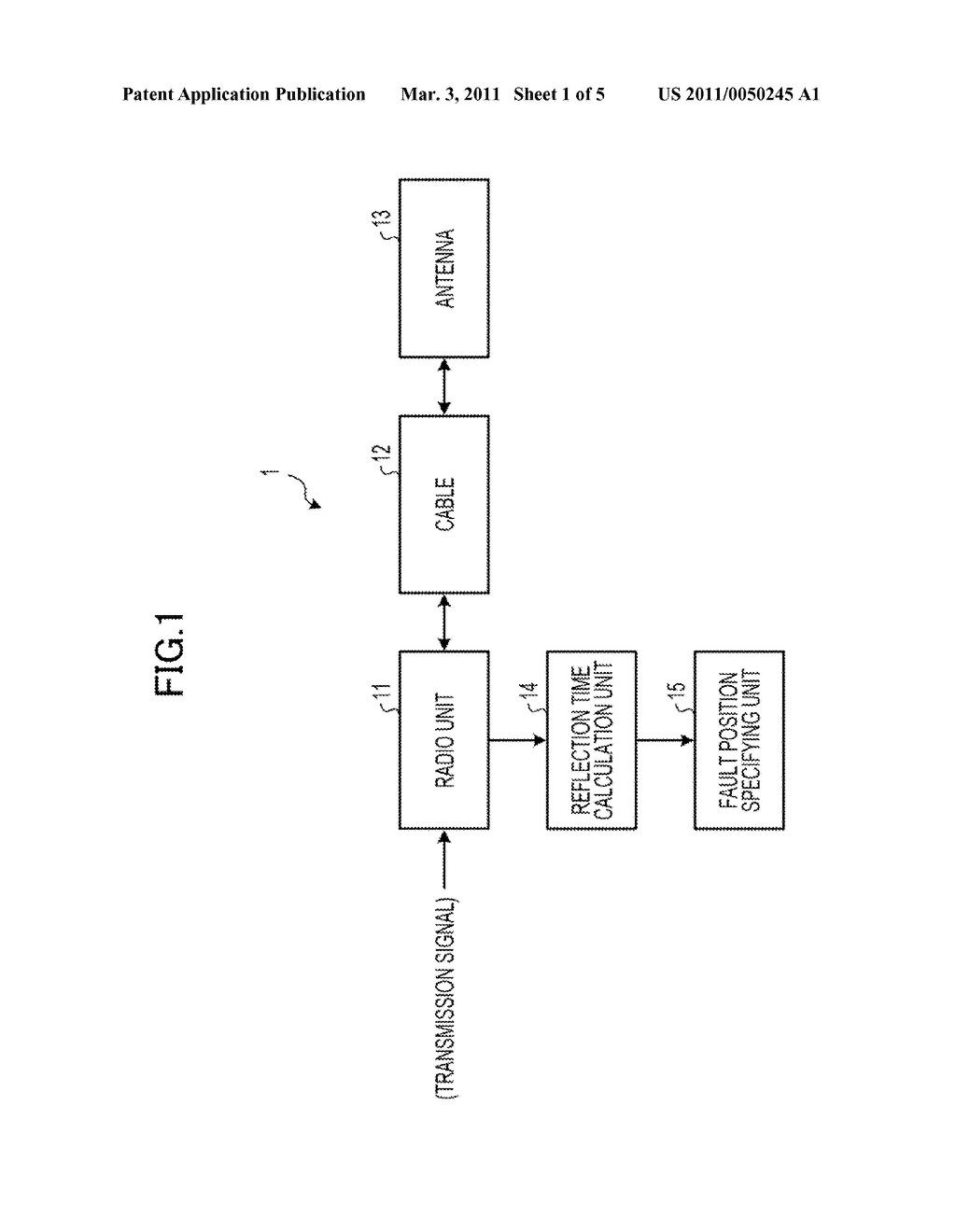 RADIO DEVICE AND FAULT POSITION SPECIFYING METHOD - diagram, schematic, and image 02