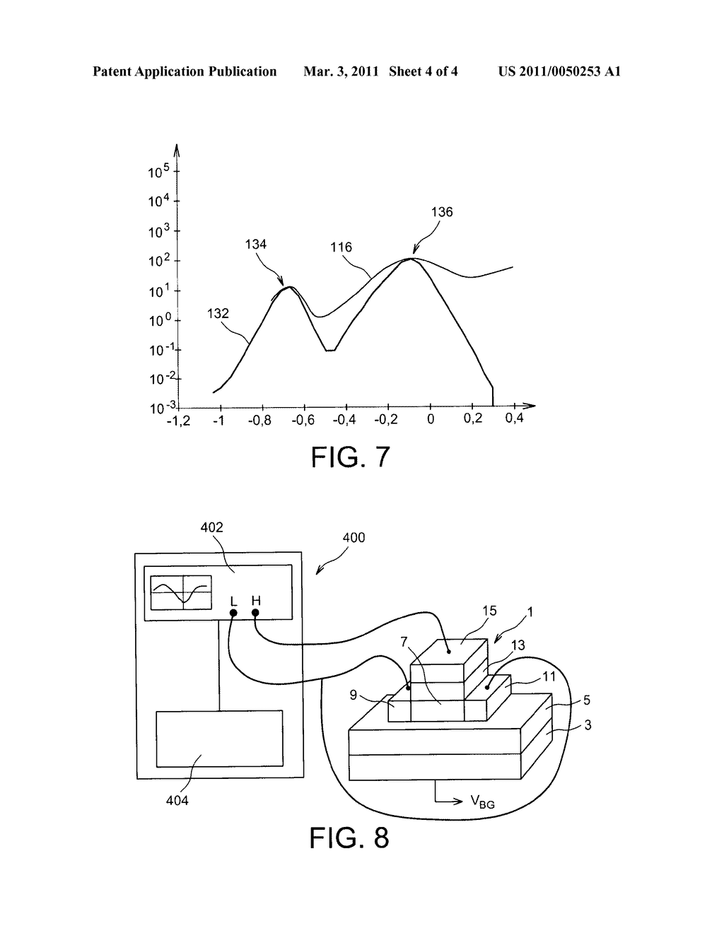 METHOD AND DEVICE FOR EVALUATING ELECTRIC PERFORMANCES OF AN FDSOI TRANSISTOR - diagram, schematic, and image 05