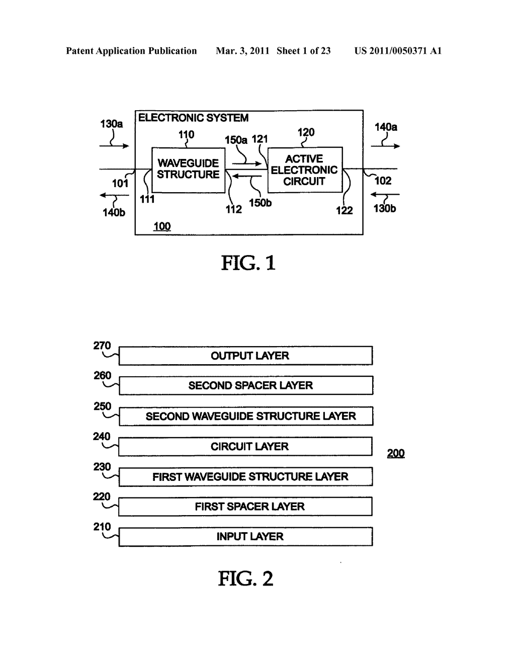 Monolithically integrated active electronic circuit and waveguide structure for terahertz frequencies - diagram, schematic, and image 02