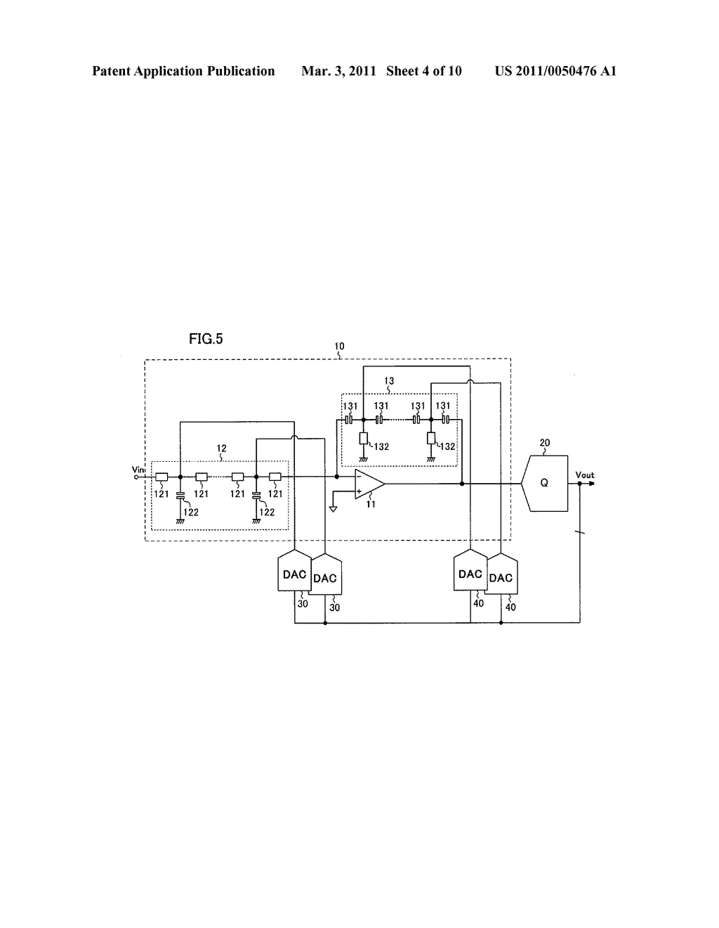 INTEGRATOR, RESONATOR, AND OVERSAMPLING A/D CONVERTER - diagram, schematic, and image 05