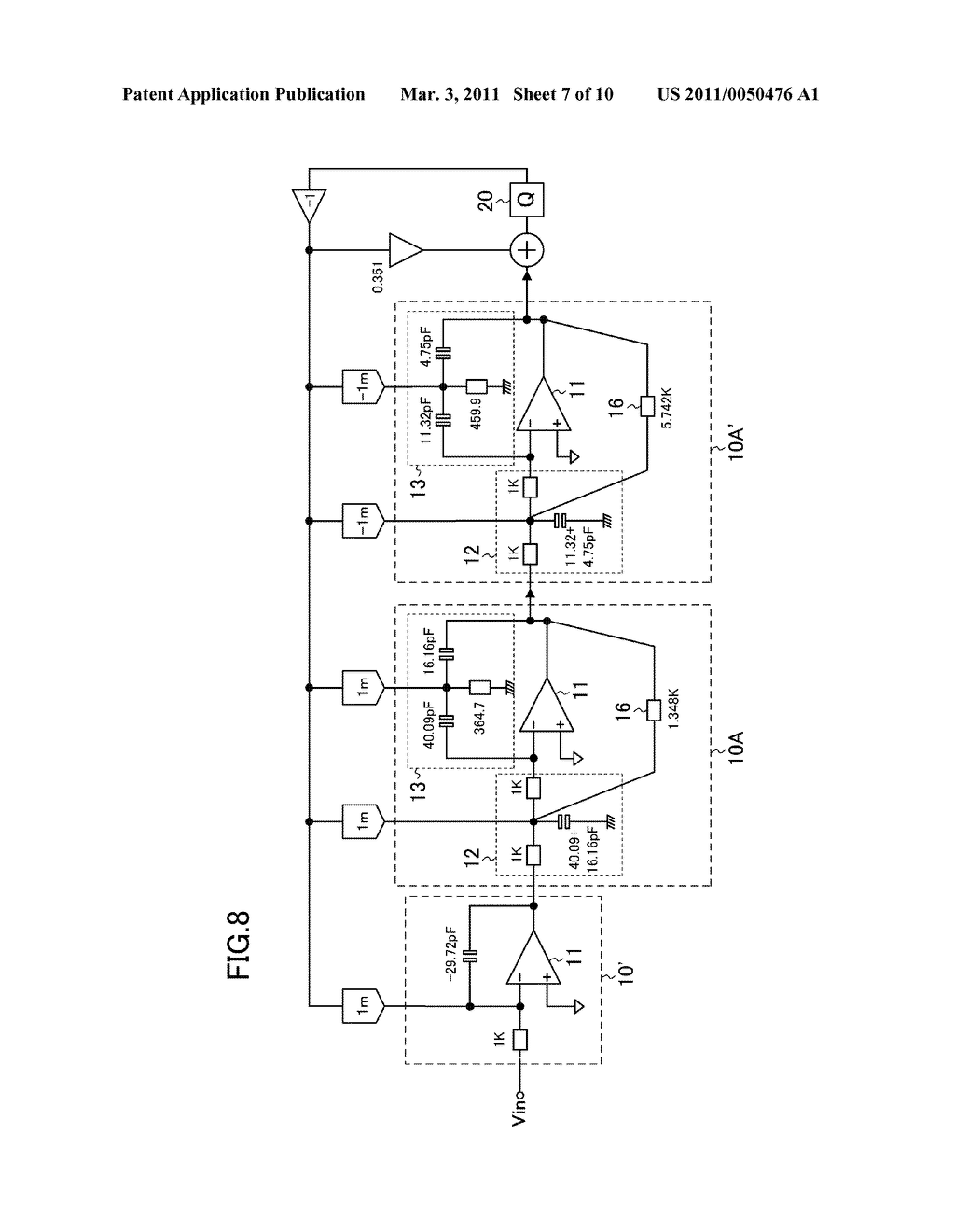 INTEGRATOR, RESONATOR, AND OVERSAMPLING A/D CONVERTER - diagram, schematic, and image 08