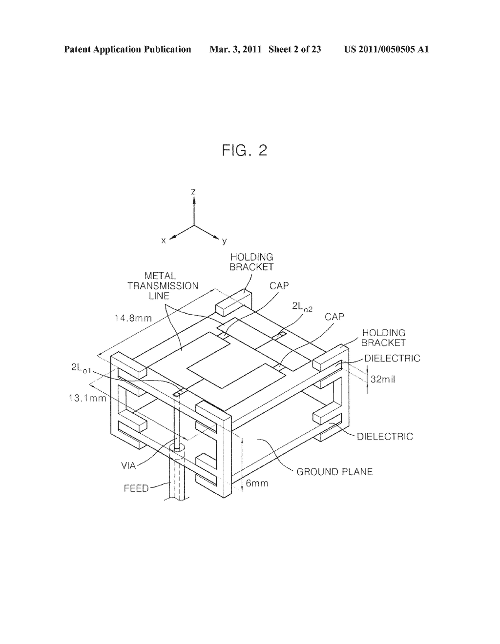 Simply fabricable small zeroth-order resonant antenna with extended bandwidth and high efficiency - diagram, schematic, and image 03