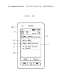 MOBILE TERMINAL AND METHOD OF COMPOSING MESSAGE USING THE SAME diagram and image