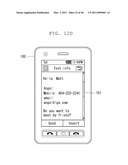 MOBILE TERMINAL AND METHOD OF COMPOSING MESSAGE USING THE SAME diagram and image