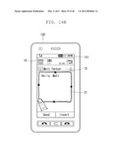 MOBILE TERMINAL AND METHOD OF COMPOSING MESSAGE USING THE SAME diagram and image
