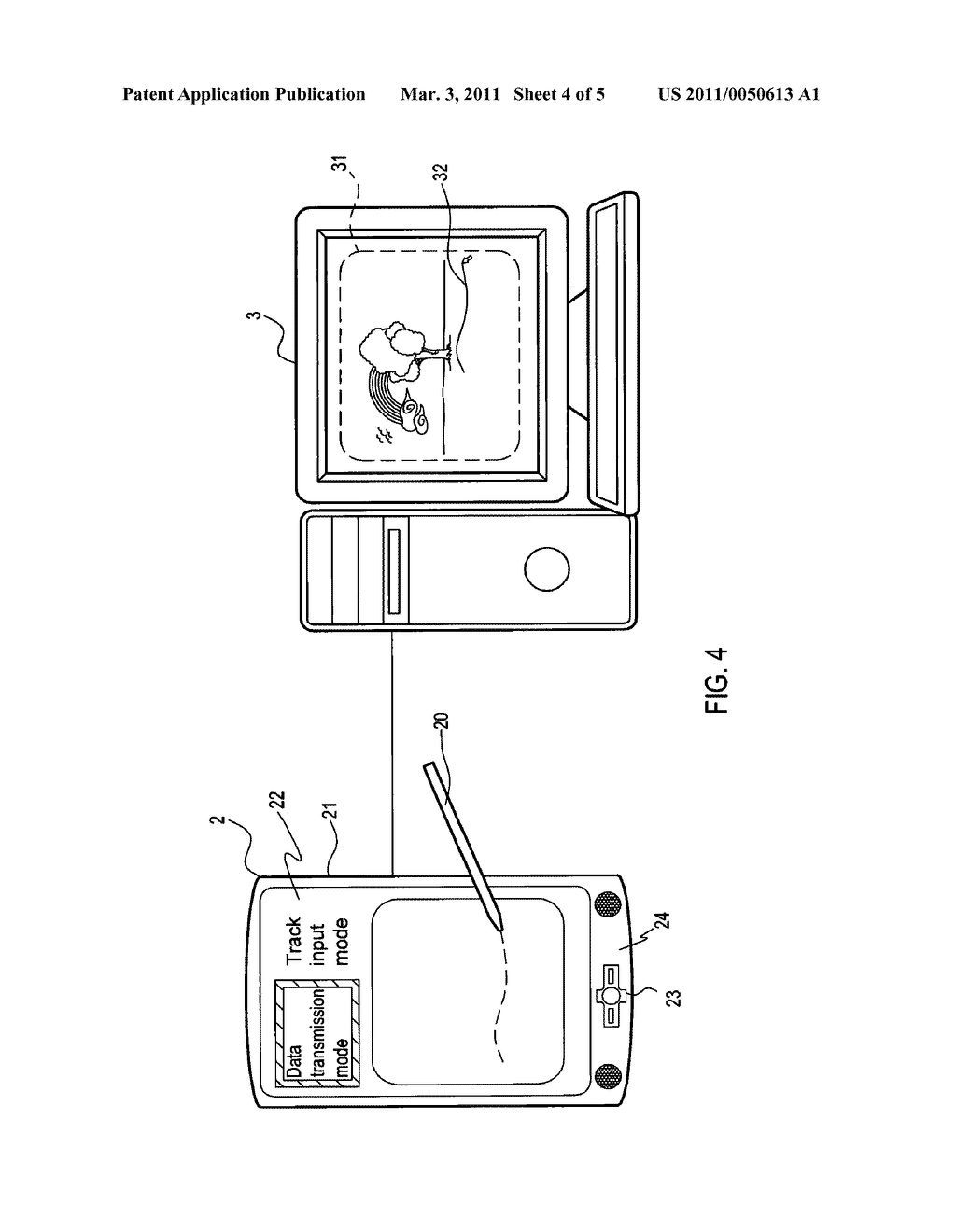 METHOD OF USING ELECTRONIC BOOK DEVICE AS TOUCH INPUT DEVICE AND DEVICE THEREOF - diagram, schematic, and image 05