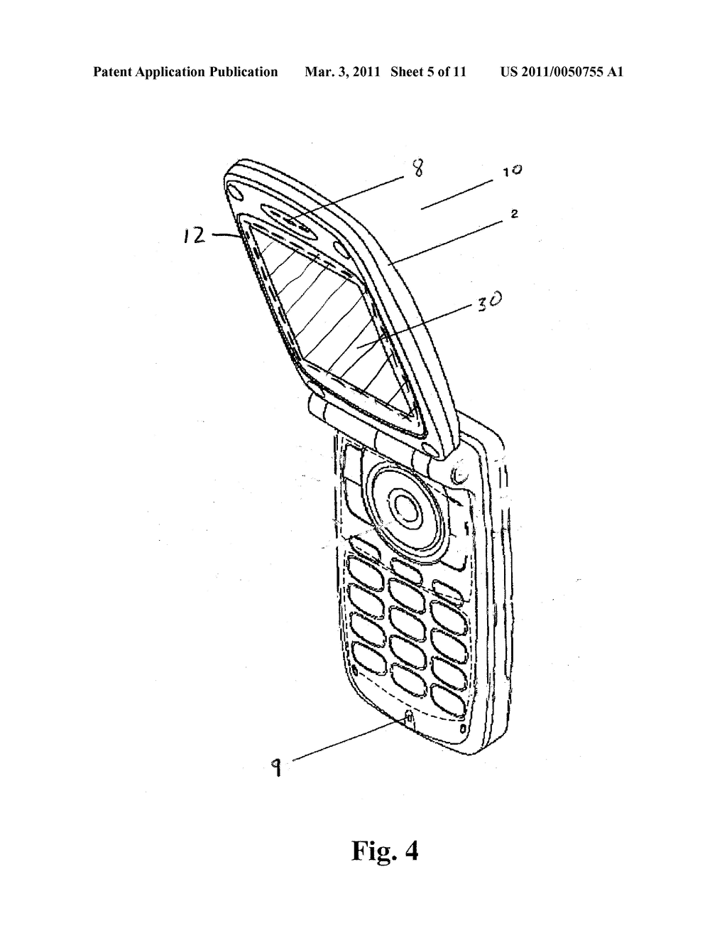 ELECTRICAL DEVICE WITH SELECTIVELY REFLECTIVE DISPLAY - diagram, schematic, and image 06