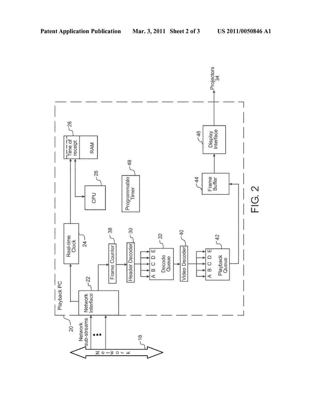 Method and Apparatus for Displaying 3D Multi-Viewpoint Camera Video Over a Network - diagram, schematic, and image 03