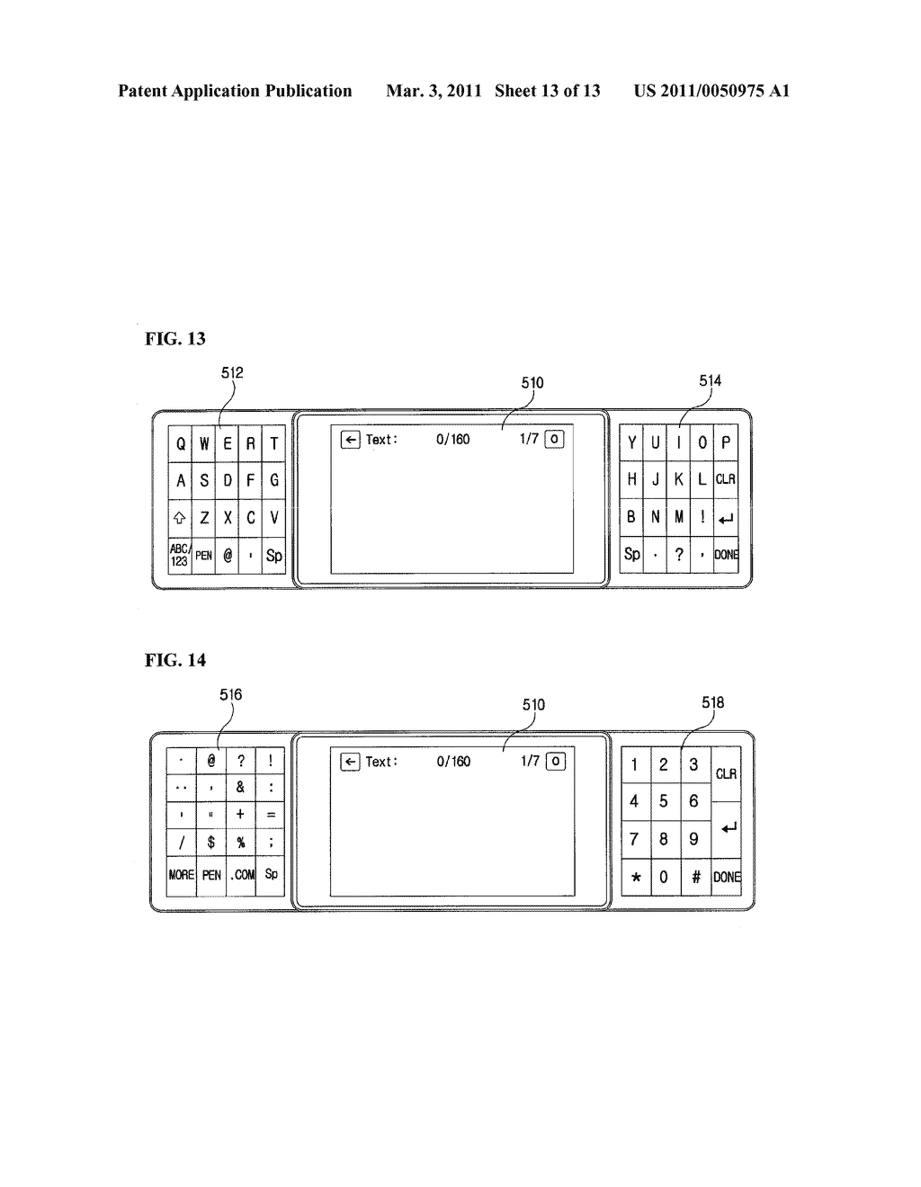 DISPLAY DEVICE IN A MOBILE TERMINAL AND METHOD FOR CONTROLLING THE SAME - diagram, schematic, and image 14