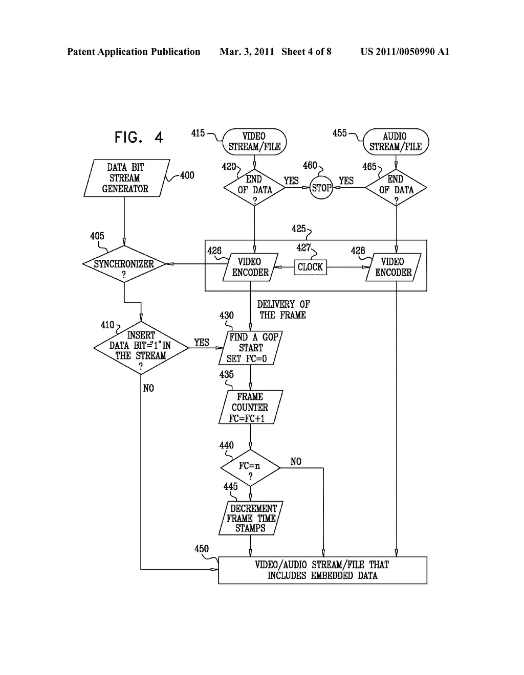 SYSTEM AND METHOD FOR EMBEDDING DATA IN VIDEO - diagram, schematic, and image 05