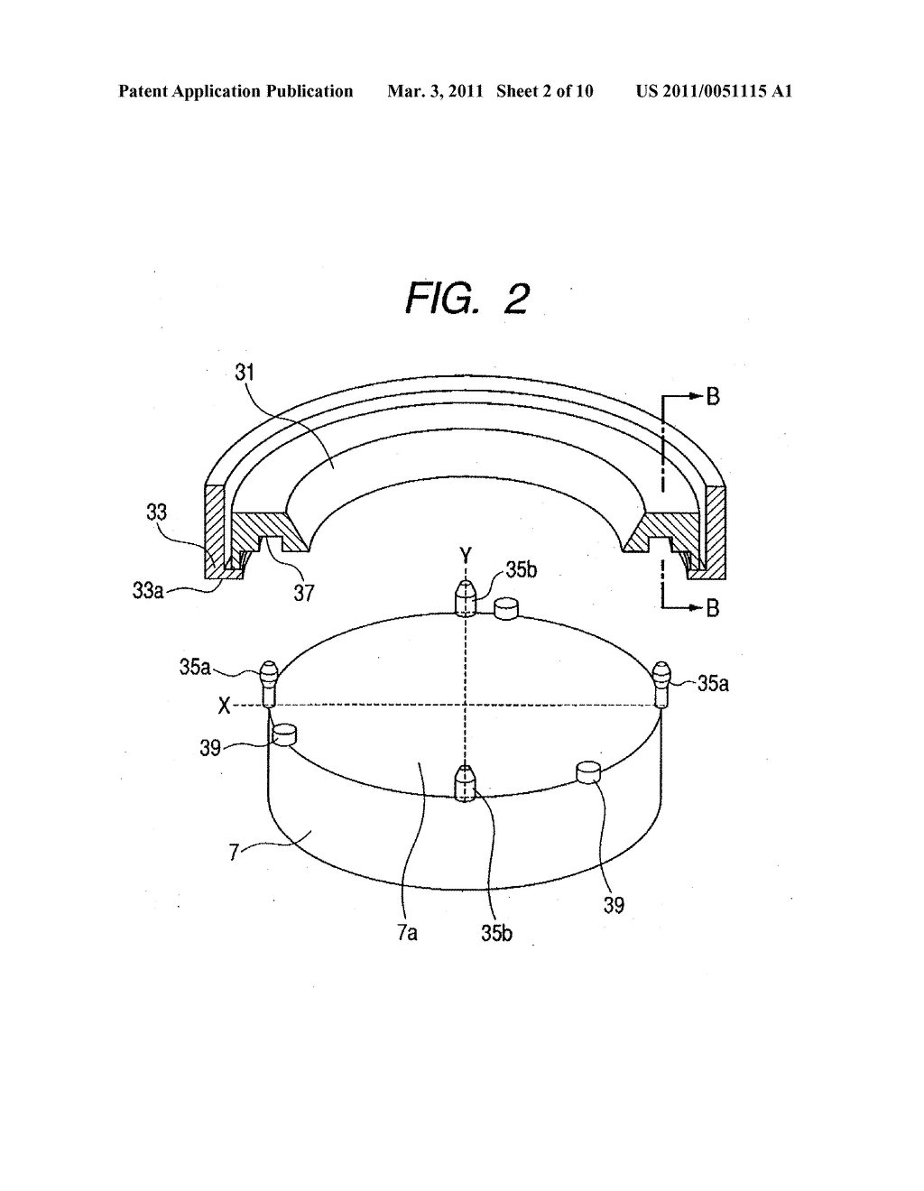 Substrate Holding Apparatus, Mask Alignment Method, and Vacuum Processing Apparatus - diagram, schematic, and image 03