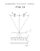 THREE-DIMENSIONAL IMAGE DISPLAY DEVICE, PORTABLE TERMINAL DEVICE, DISPLAY PANEL AND FLY EYE LENS diagram and image