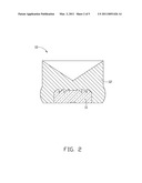 LENS FOR LIGHT EMITTING DIODE diagram and image