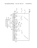 LIGHTING DEVICE EMPLOYING A LIGHT GUIDE PLATE AND A PLURALITY OFLIGHT EMITTING DIODES diagram and image