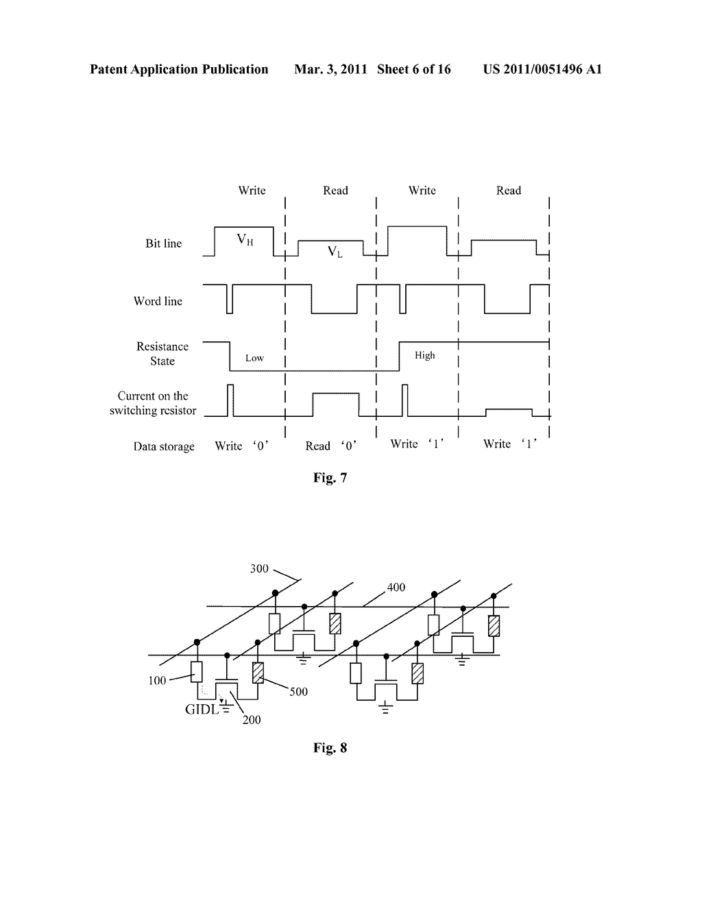 Resistive Random Access Memory and the Method of Operating the Same - diagram, schematic, and image 07