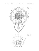 ASSEMBLY FOR SECURING THE OUTER END OF THE BALANCE-SPRING OF A SPRUNG BALANCE DEVICE FOR A TIMEPIECE diagram and image