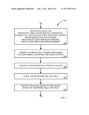 METHODS AND APPARATUS FOR DELIVERING AUDIO CONTENT TO A CALLER PLACED ON HOLD diagram and image