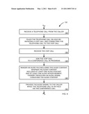 METHODS AND APPARATUS FOR DELIVERING AUDIO CONTENT TO A CALLER PLACED ON HOLD diagram and image