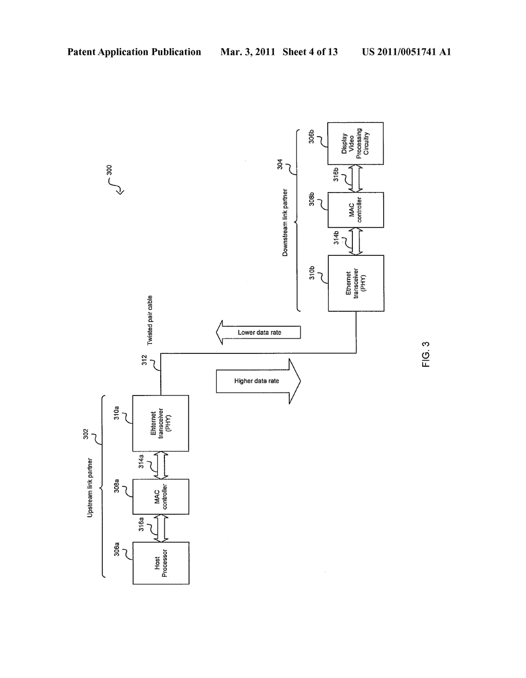 METHOD AND SYSTEM FOR AN ASYMMETRIC PHY OPERATION FOR ETHERNET A/V BRIDGING AND ETHERNET A/V BRIDGING EXTENSIONS - diagram, schematic, and image 05