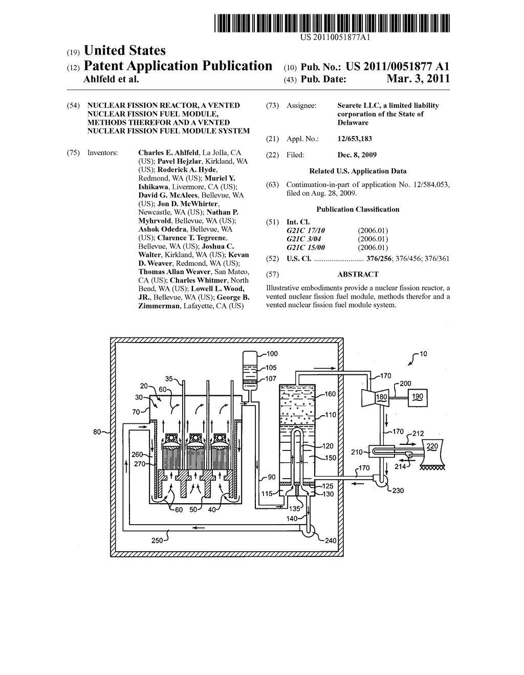 Nuclear fission reactor, a vented nuclear fission fuel module, methods therefor and a vented nuclear fission fuel module system - diagram, schematic, and image 01