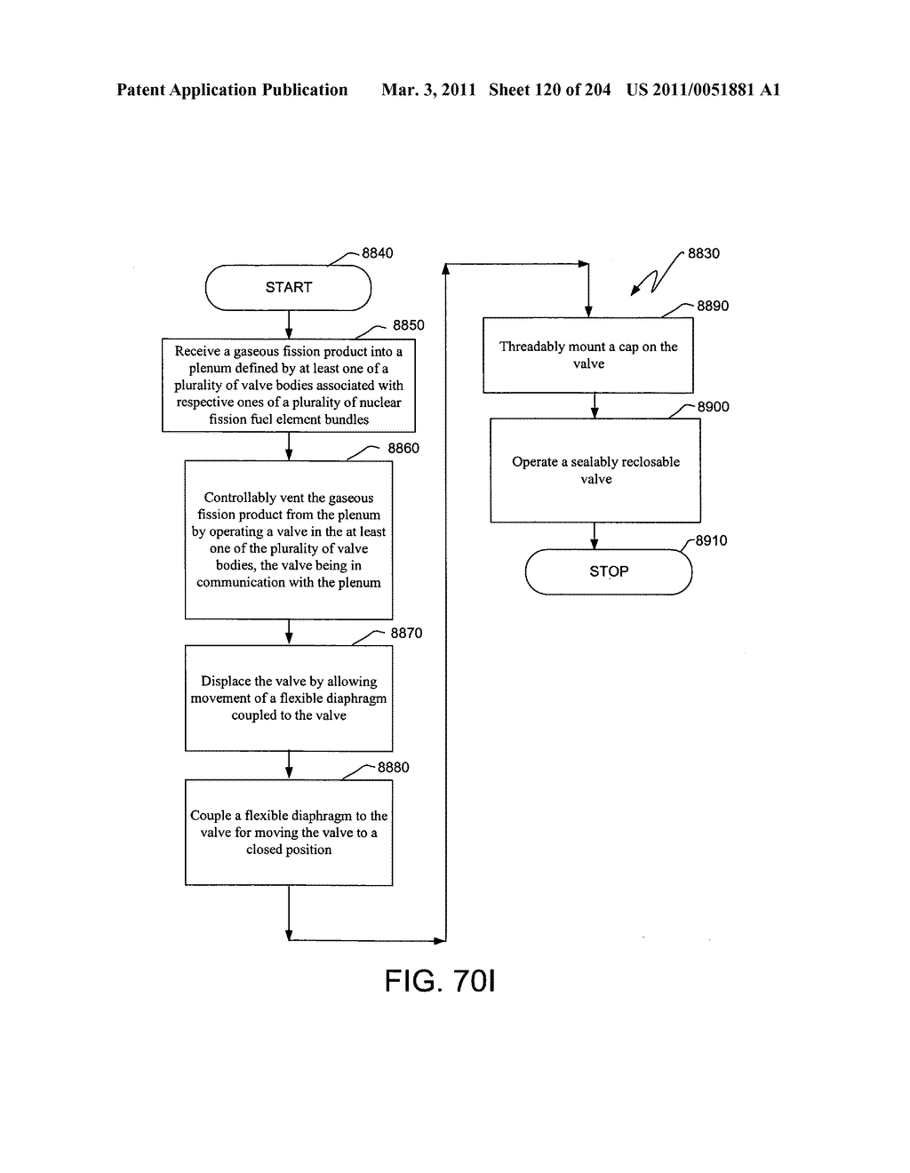 Nuclear fission reactor, vented nuclear fission fuel module, methods therefor and a vented nuclear fission fuel module system - diagram, schematic, and image 121