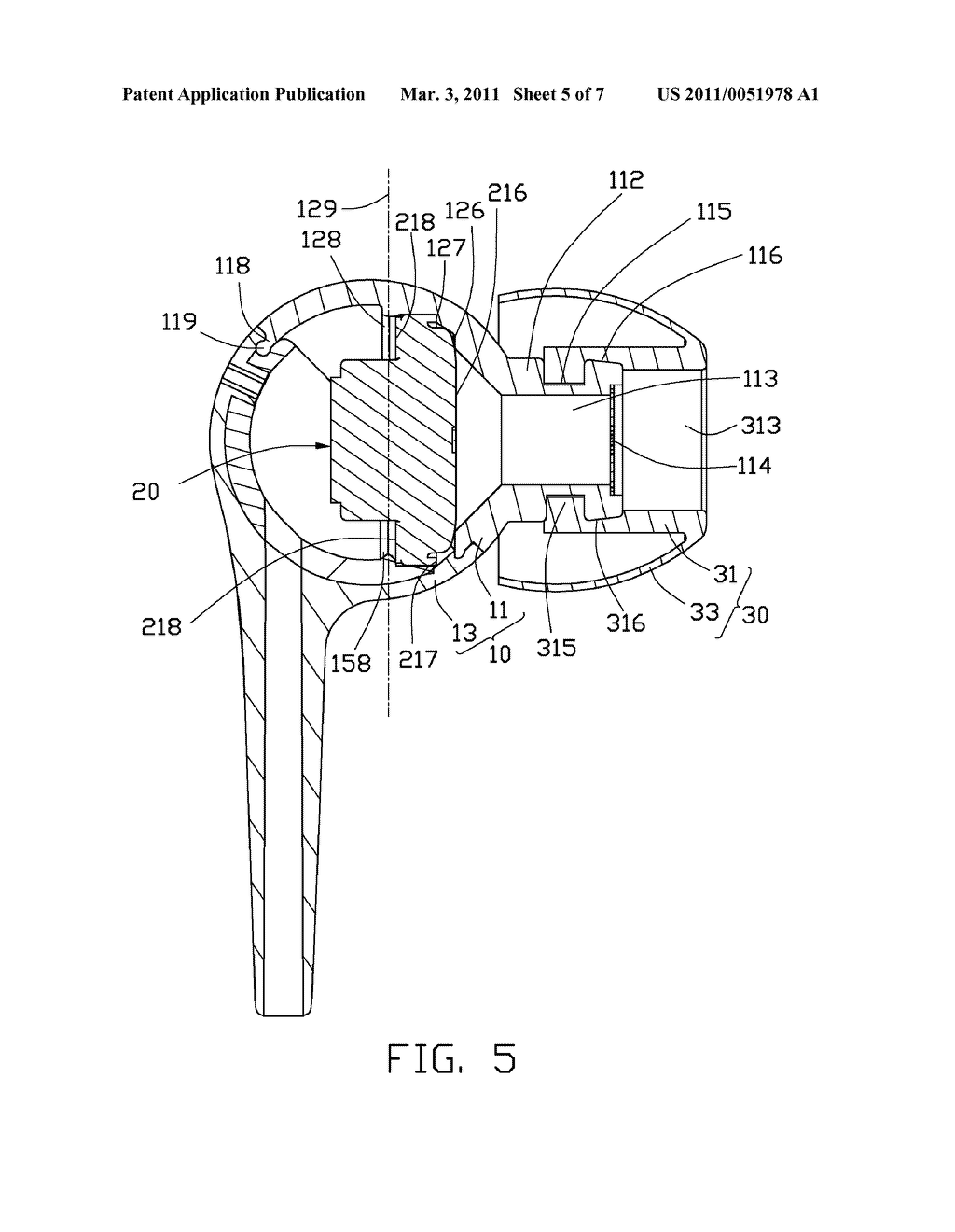 EARPHONE WITH DETACHABLE COVERS - diagram, schematic, and image 06