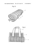 FOLDABLE BAMBOO BAG AND METHOD OF CONSTRUCTING THE SAME diagram and image