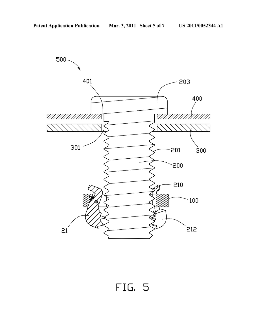 NUT WITH LOCKING ASSEMBLY, AND DEVICE USING SAME - diagram, schematic, and image 06