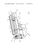 DEVICE FOR SHAPING A BOOK CASING SPINE TO BE ORIENTED APPROXIMATELY EVENLY DISTRIBUTED TOWARD A BOOK BLOCK SPINE diagram and image