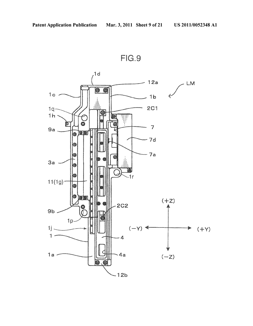 MULTI-SHAFT LINEAR MOTOR AND COMPONENT TRANSFER APPARATUS - diagram, schematic, and image 10