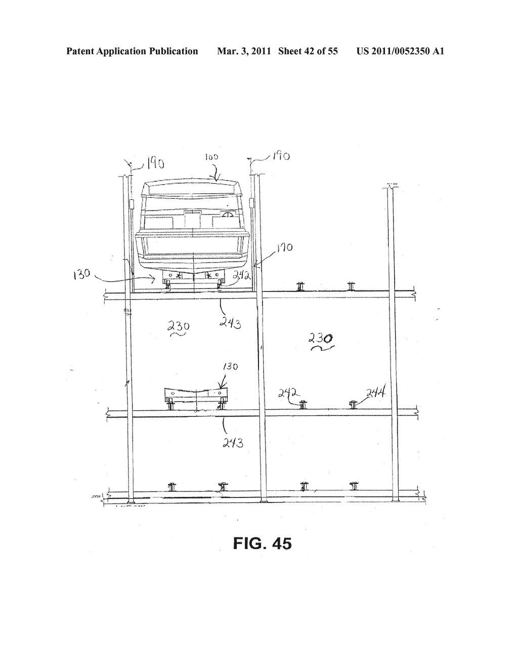 WATERCRAFT DRY DOCK STORAGE SYSTEMS AND METHODS - diagram, schematic, and image 43