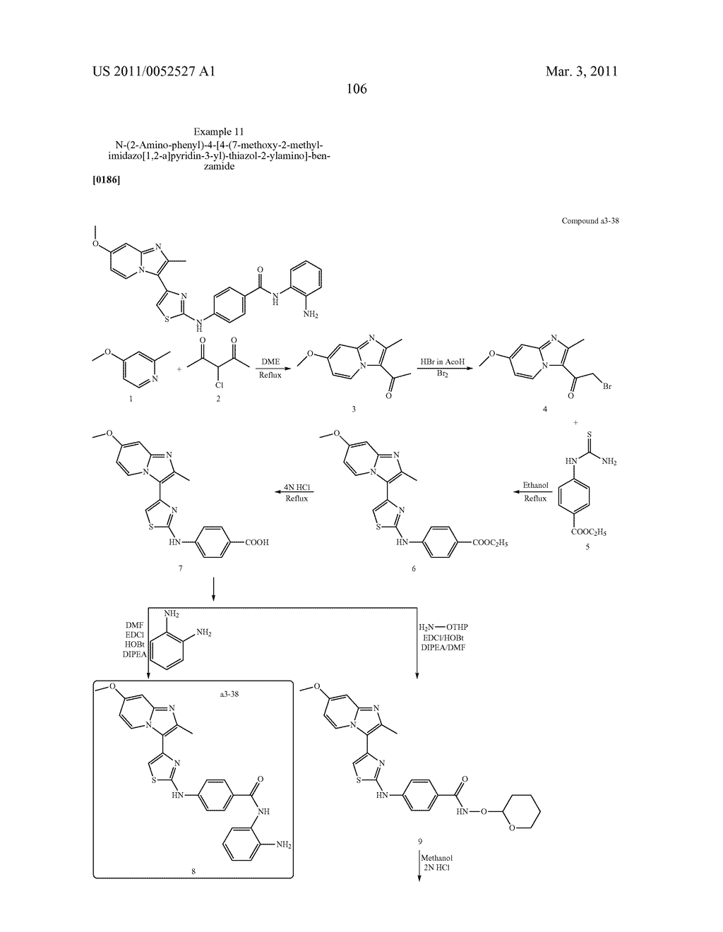 IMIDAZOPYRIDINYL THIAZOLYL HISTONE DEACETYLASE INHIBITORS - diagram, schematic, and image 107