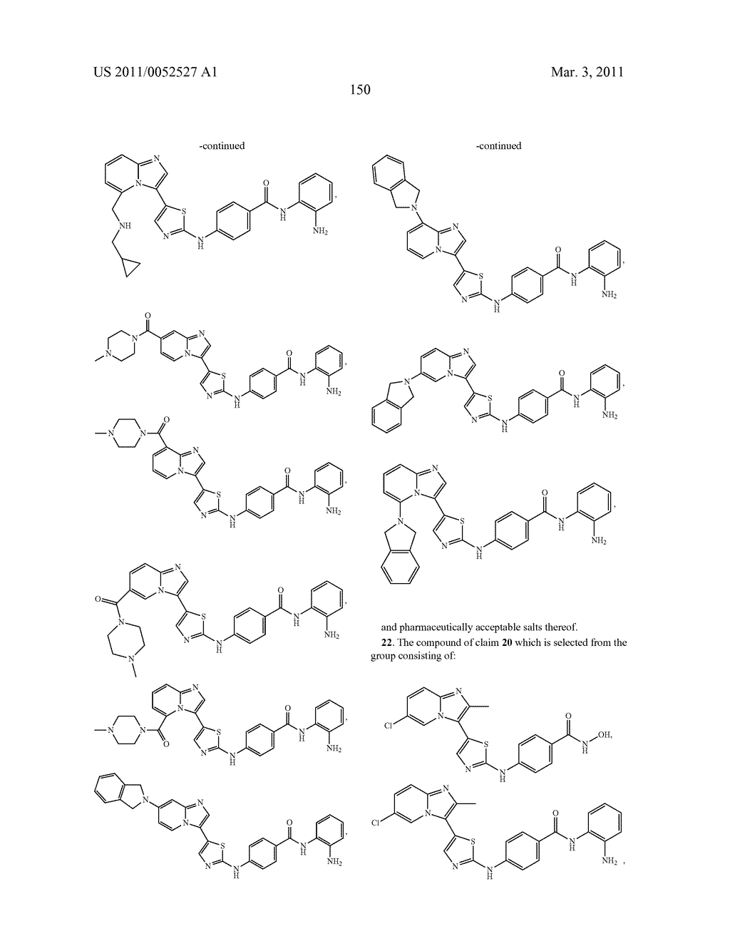 IMIDAZOPYRIDINYL THIAZOLYL HISTONE DEACETYLASE INHIBITORS - diagram, schematic, and image 151