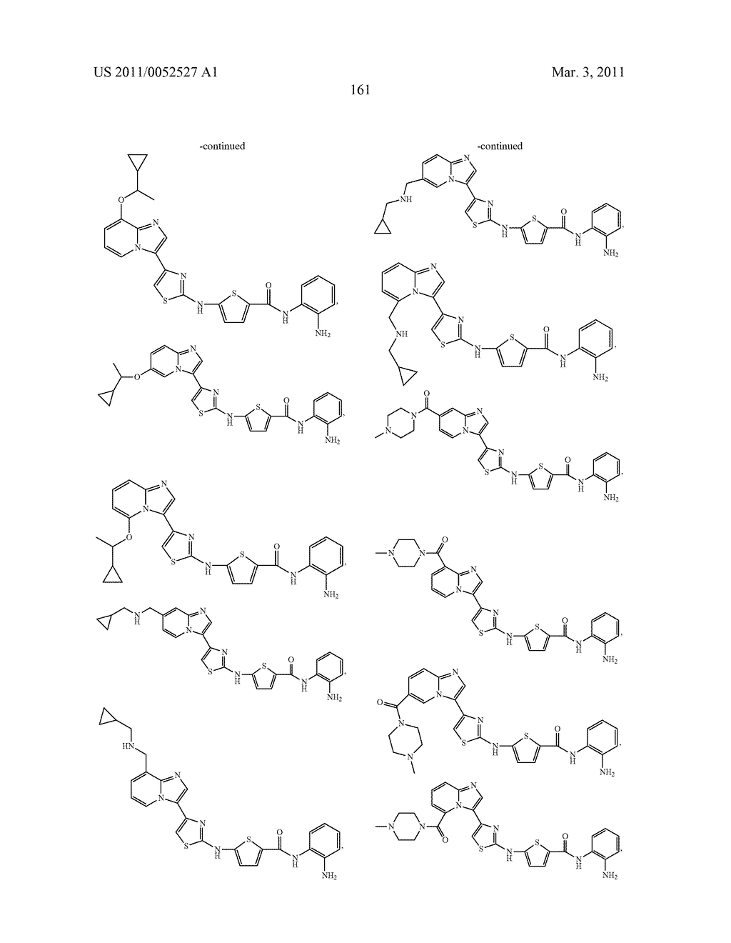 IMIDAZOPYRIDINYL THIAZOLYL HISTONE DEACETYLASE INHIBITORS - diagram, schematic, and image 162