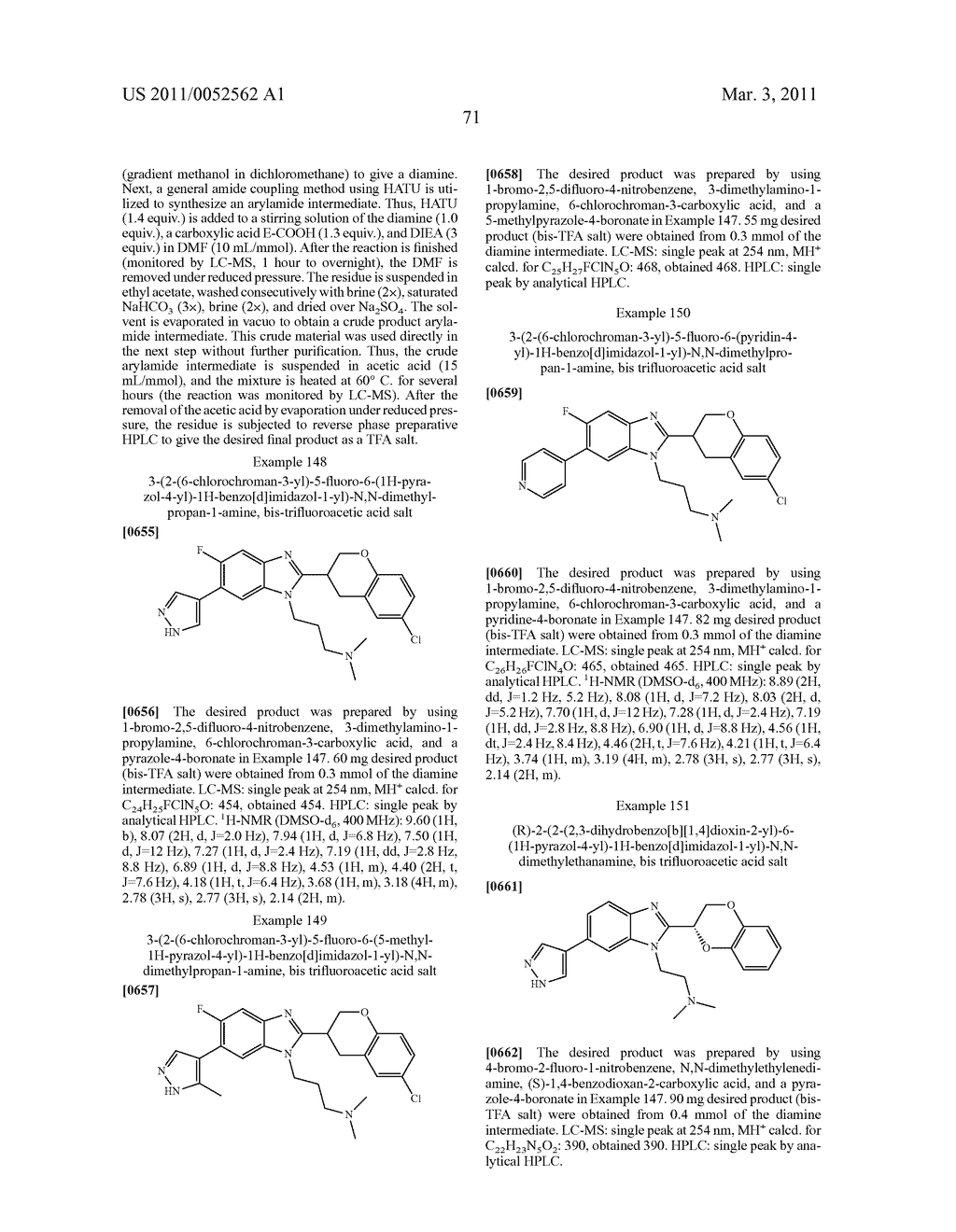 BENZIMIDAZOLES AND ANALOGS AS RHO KINASE INHIBITORS - diagram, schematic, and image 72