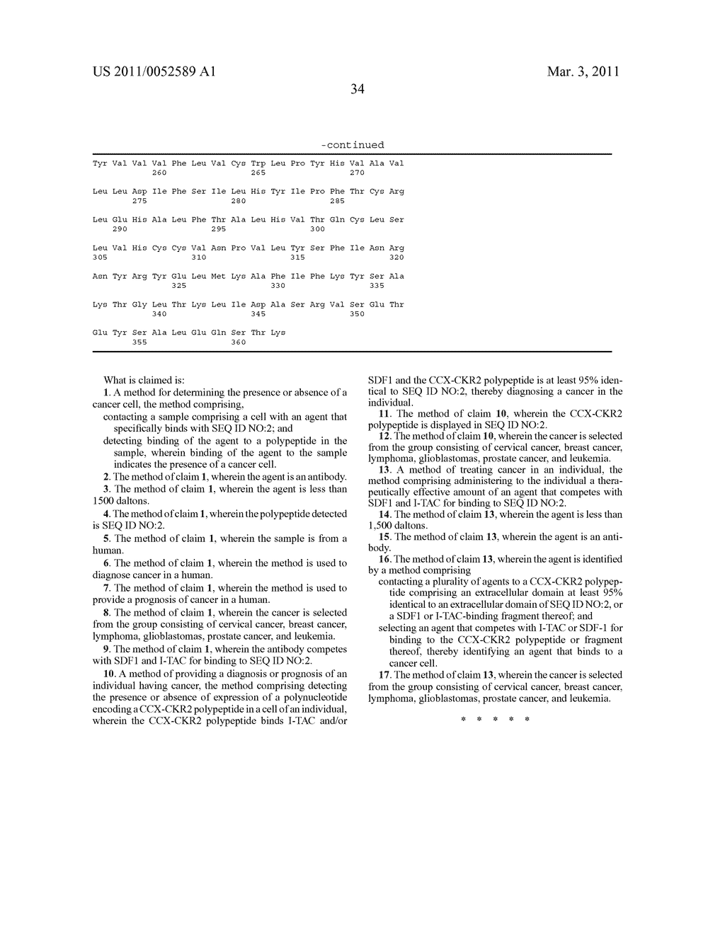 COMPOSITIONS AND METHODS FOR DETECTING AND TREATING DISEASES AND CONDITIONS RELATED TO CHEMOKINE RECEPTORS - diagram, schematic, and image 51