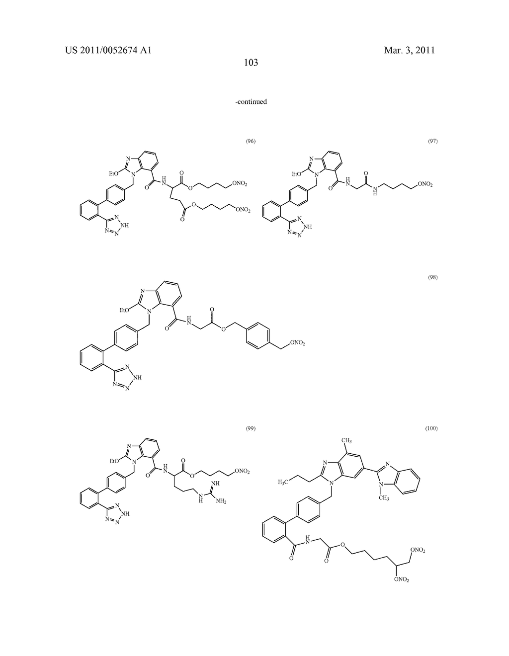 ANGIOTENSIN II RECEPTOR BLOCKER DERIVATIVES - diagram, schematic, and image 104