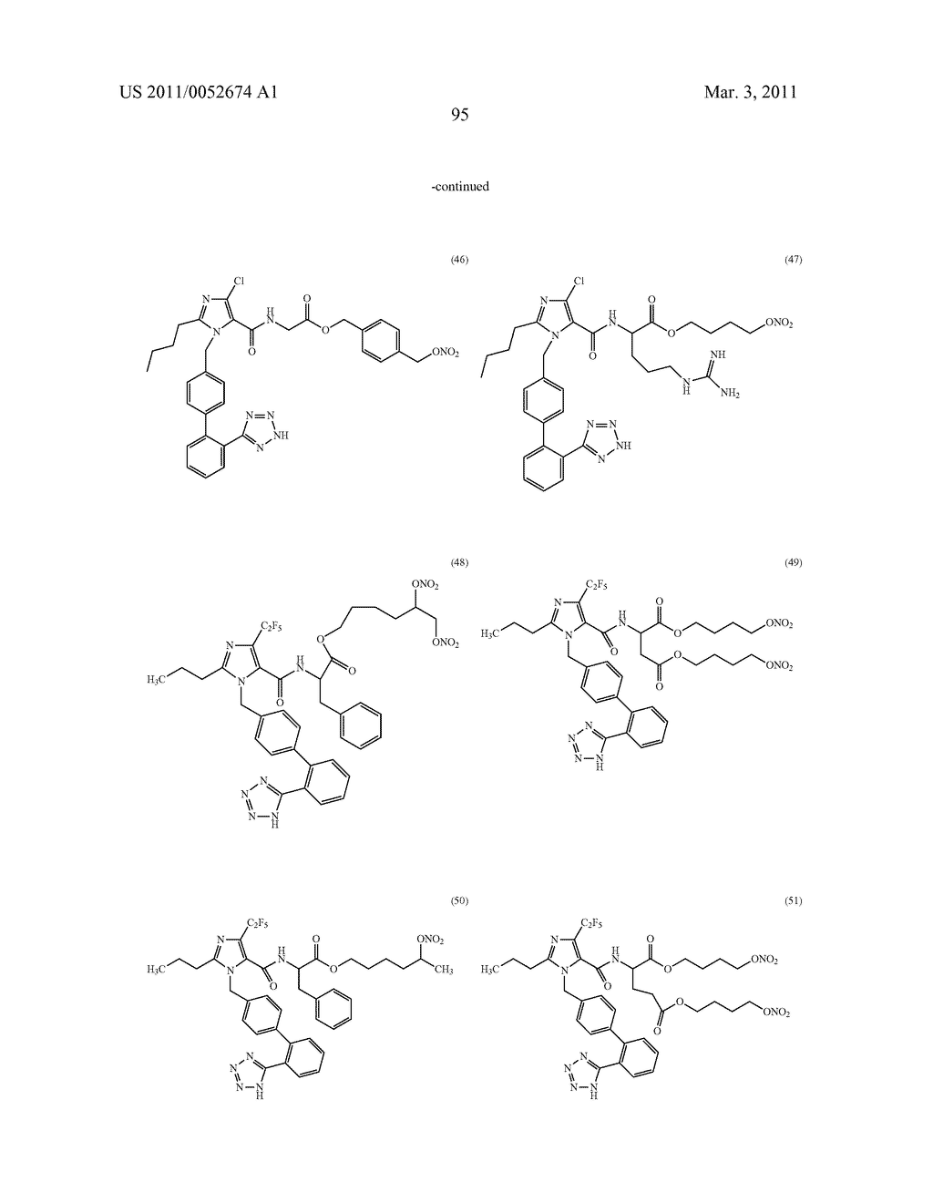 ANGIOTENSIN II RECEPTOR BLOCKER DERIVATIVES - diagram, schematic, and image 96