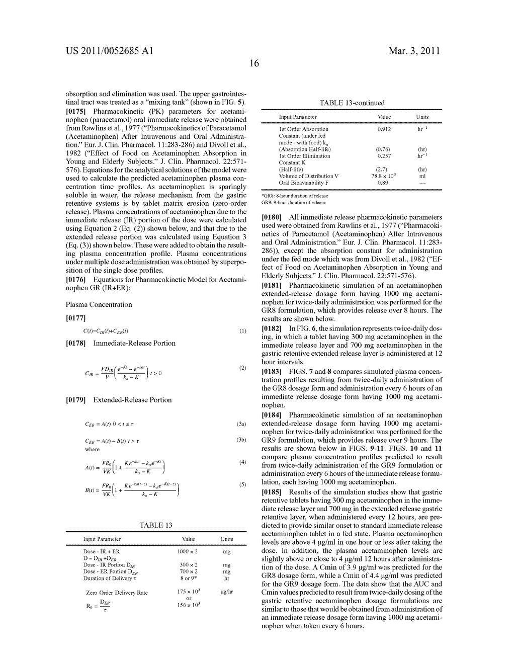 GASTRIC RETENTIVE PHARMACEUTICAL COMPOSITIONS FOR IMMEDIATE AND EXTENDED RELEASE OF ACETAMINOPHEN - diagram, schematic, and image 26