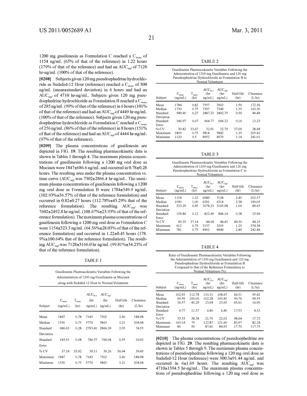 SUSTAINED RELEASE OF GUAIFENESIN - diagram, schematic, and image 57