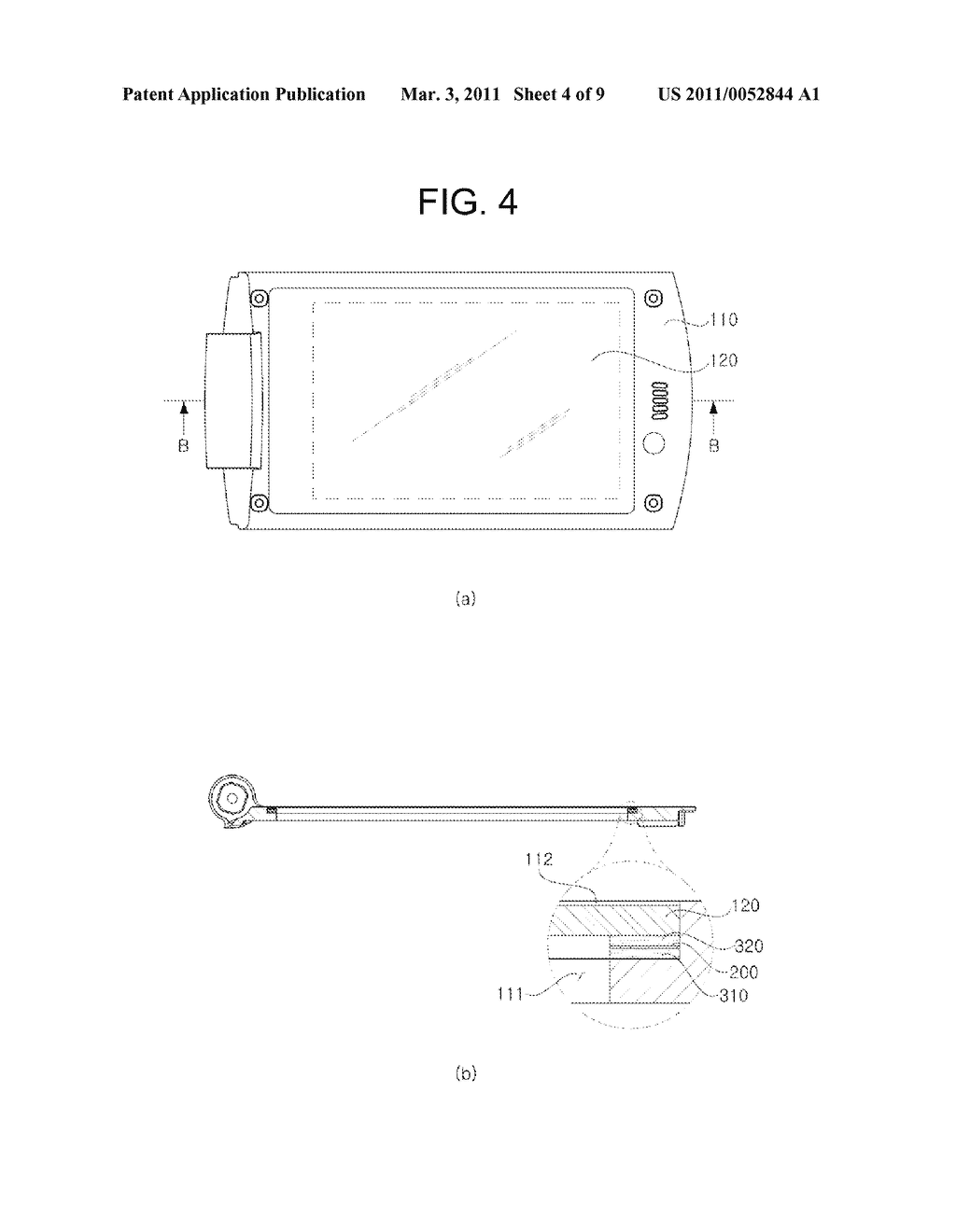 CASE MODULE FOR PORTABLE TERMINAL USING THERMAL ADHESIVE TAPE - diagram, schematic, and image 05