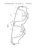 LAMP DESIGN SURFACE MEMBER AND METHOD OF MANUFACTURING LAMP DESIGN SURFACE MEMBER diagram and image