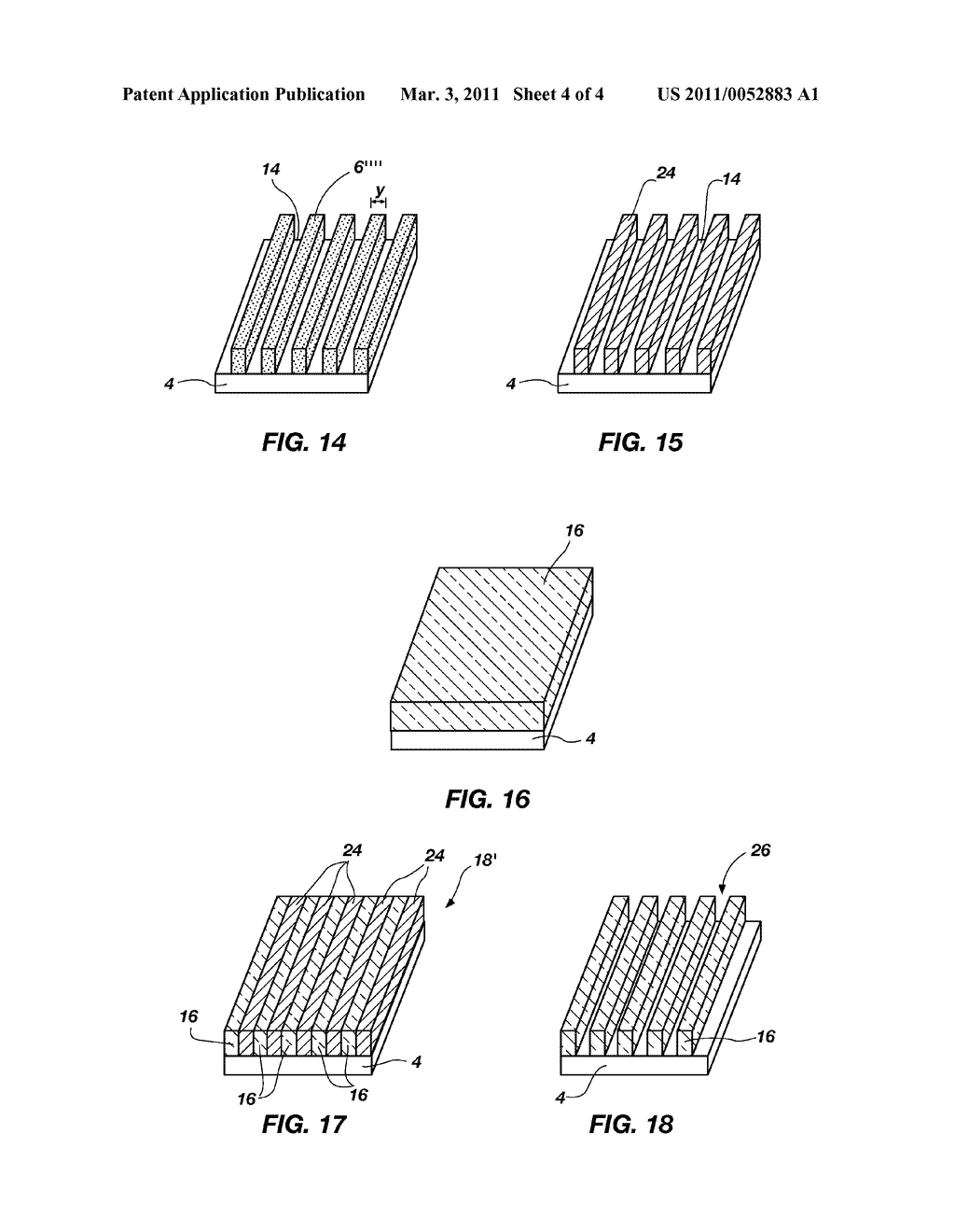 METHODS OF FORMING REVERSED PATTERNS IN A SUBSTRATE AND SEMICONDUCTOR STRUCTURES FORMED DURING SAME - diagram, schematic, and image 05