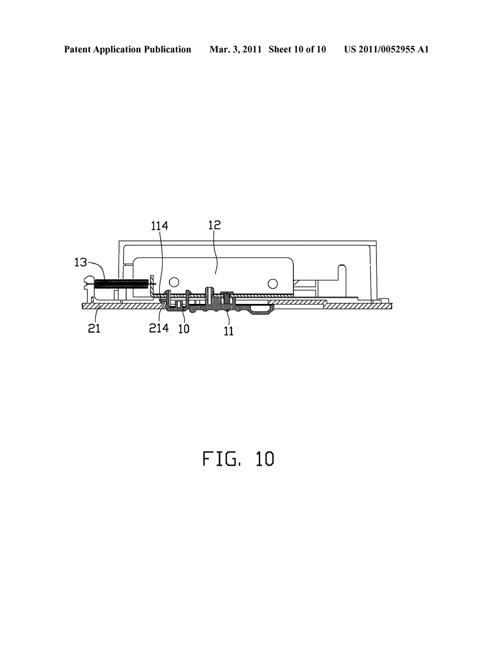BATTERY LOCK AND ELECTRONIC APPARATUS WITH BATTERY LOCK - diagram, schematic, and image 11