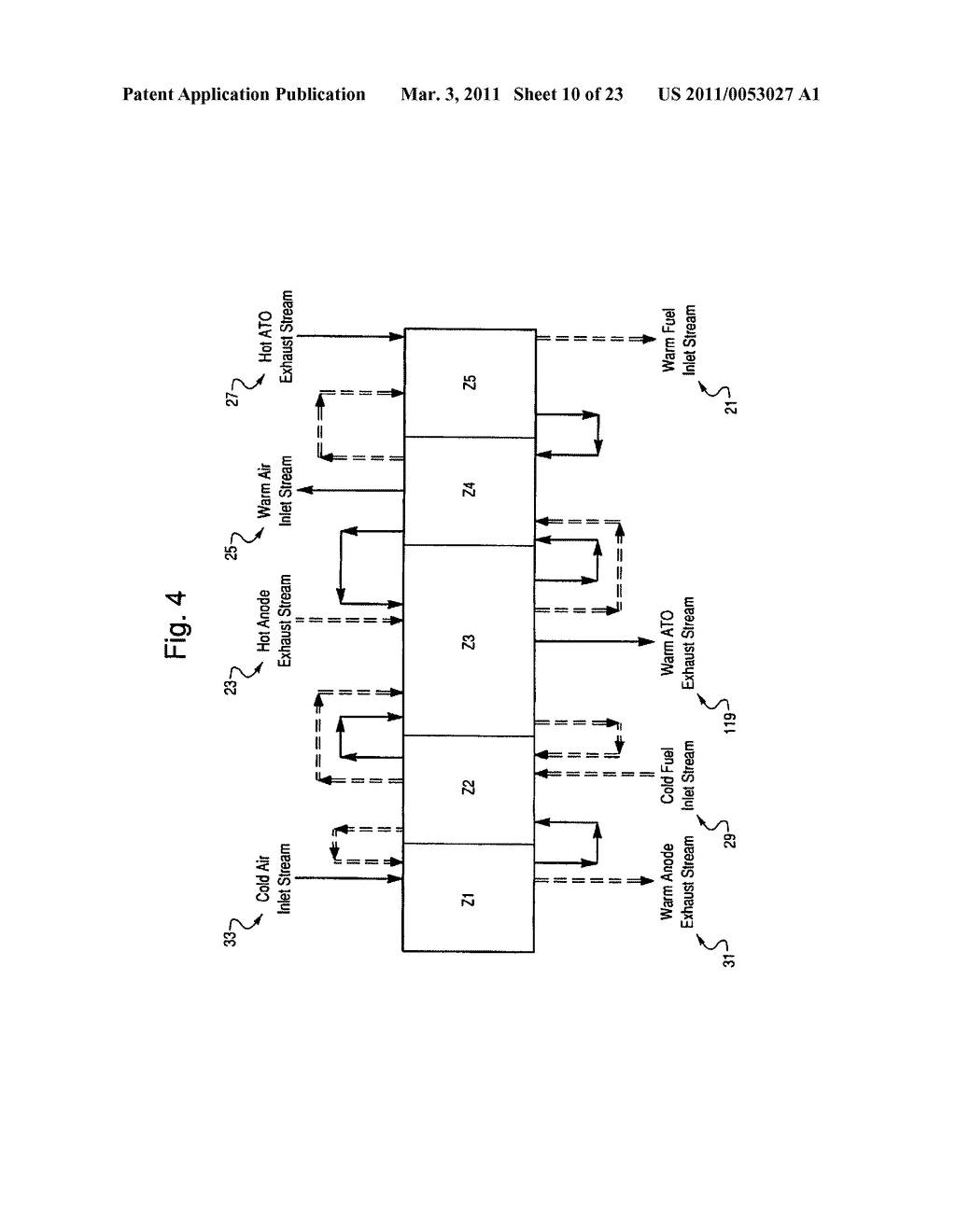 Multi-Stream Heat Exchanger for a Fuel Cell System - diagram, schematic, and image 11