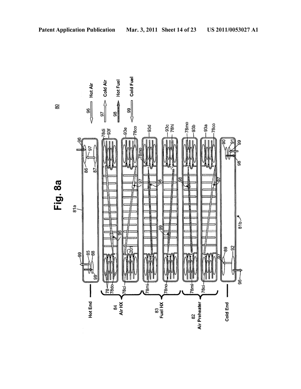 Multi-Stream Heat Exchanger for a Fuel Cell System - diagram, schematic, and image 15