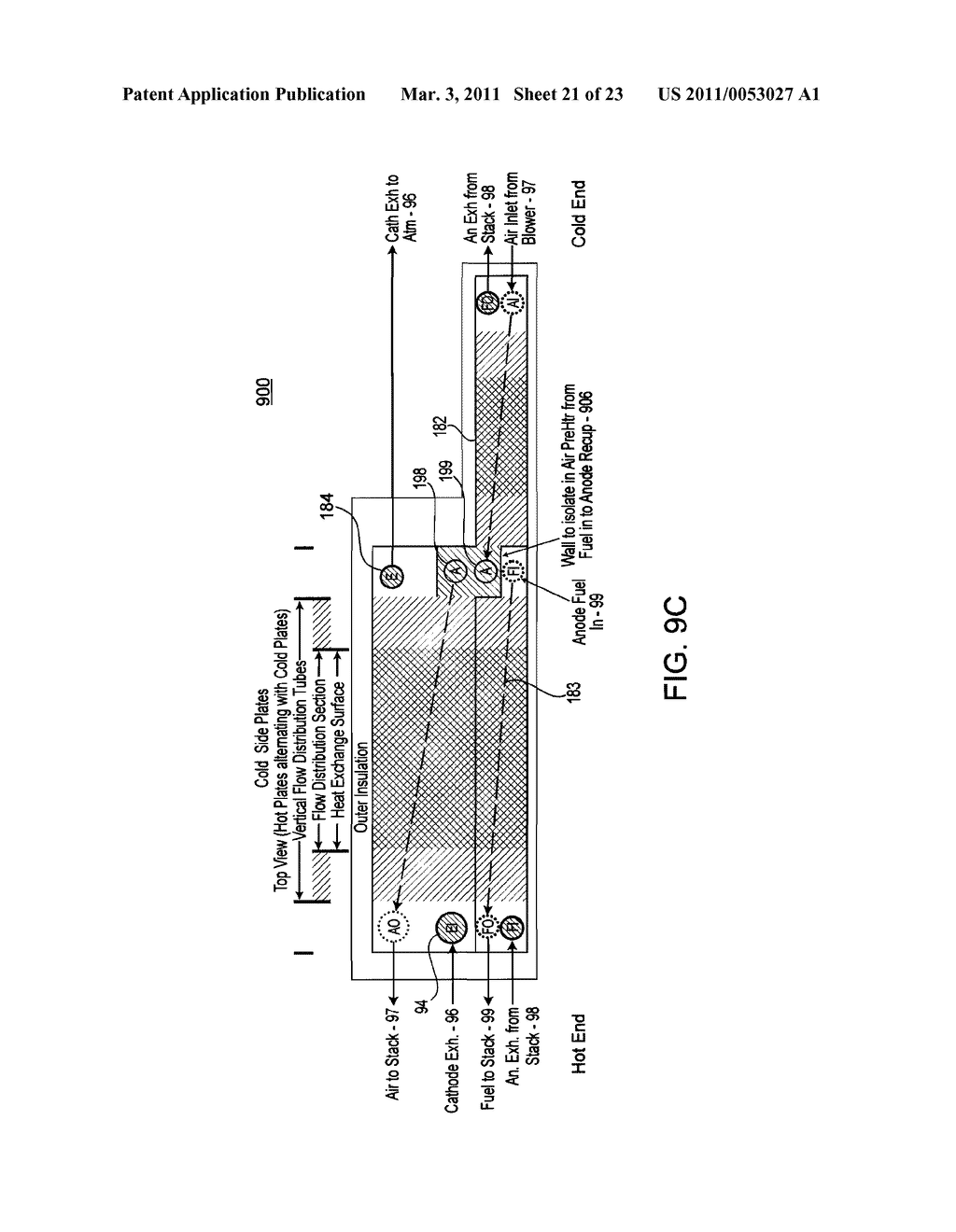 Multi-Stream Heat Exchanger for a Fuel Cell System - diagram, schematic, and image 22